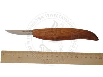 Нож скульптурный, для резьбы по дереву C1, 60мм BearCraft