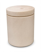 Шкатулка круглая плоская, 60х70мм