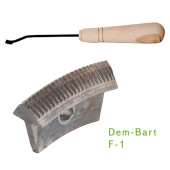 Резец насечка F-1 с деревянной ручкой Dem-Bart DBT- F-1