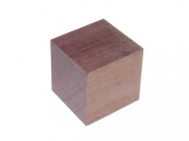 Брусок деревянный из Амарант, ~48х48х48 мм 