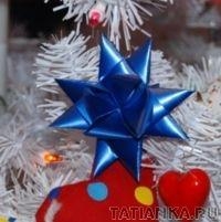 Складываем бантик - Немецкая рождественская звезда