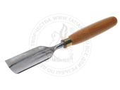 Стамеска прямая полукруглая, кованая 5/60. Сталь 60С2А (с рукоятью, заточена) 
