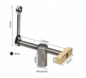 Струбцина для верстака, столика резчика 19мм