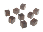 Кубик из древесины Венге [Wenge] ~13х13х13 мм