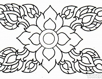 Рисуем тайский орнамент, часть 2