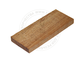 Плашка Бахия, размер 130x50x12 mm, для резьбы по дереву Плашка Бахия