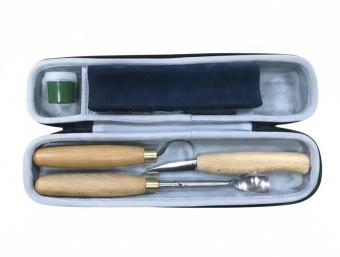 Набор для резьбы ложек, кукс, посуды из дерева. Кованый