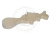 Заготовка под ложку 280x85x30 мм. Рыбка М  Липа