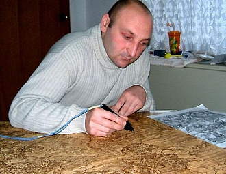 Выжигание по деревянным спичкам