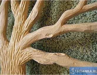 Вырезаем панно с дубом - Урок резьбы по дереву. Резьба по дереву для начинающих