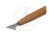Нож косяк с пяткой 35мм. кованый. Сталь 60С2А (с рукоятью, заточен)  BLR-15