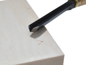 Стамеска прямая остроугольная "Татьянка" V 60/5мм У12А