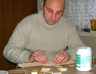 Выжигание по деревянным спичкам