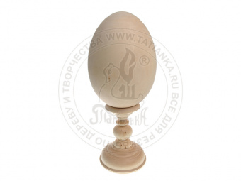 Яйцо деревянное с подставкой d 160/220 пасхальное