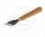 Нож-косяк № 90 с круглой ручкой 22мм для резьбы по дереву