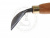 Нож серповидный, кованый  РК ~50мм. Сталь 60С2А (с рукоятью, заточен) BLR-Серп