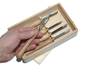 ТОКАРНЫЕ МИНИ РЕЗЦЫ В НАБОРЕ 5 ШТ., (Россия), длина 195мм, резец 67мм