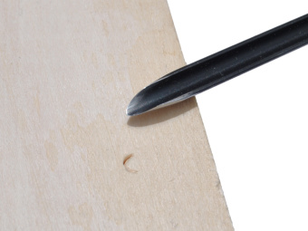 № 3 Прямая полукруглая стамеска 4 мм, заточка ноготок