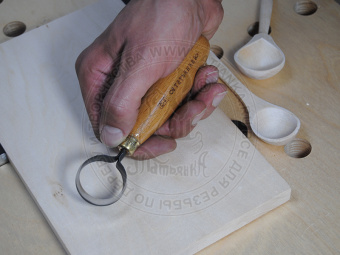 Ложкорез кольцо, Ø 30мм, силовой для изготовления ложек, Татьянка