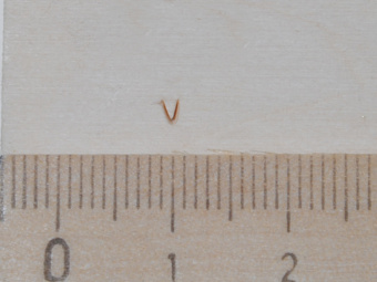 №16ил  Уголок для линогравюры и резьбы, 35 градусов, 1мм