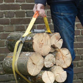 Стяжной ремень WoodStrapper для крепления груза и переноса древесины