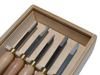 ТОКАРНЫЕ МИНИ РЕЗЦЫ В НАБОРЕ 5 ШТ., (Россия), длина 195мм, резец 67мм