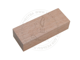 Брусок из дерева Анегри ~130x50x30 mm, для резьбы по дереву