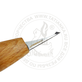 Нож косяк, мини С19, 5мм для резьбы по дереву BearCraft