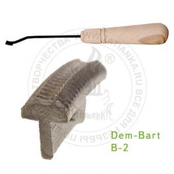 Резец насечка B-2 с деревянной ручкой Dem-Bart DBT- B-2