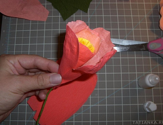 Пион из бумаги - цветок своими руками
