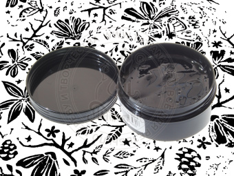 Типографская краска для линогравюры, 75 мл Черная Key/Black