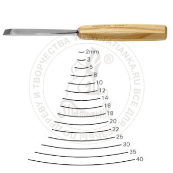 Стамеска прямая полукруглая  Pfeil  PF-4/35