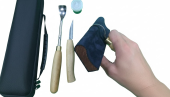 Набор для резьбы ложек, кукс, посуды из дерева. Кованый