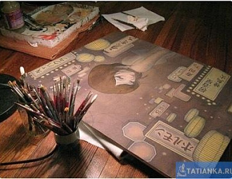 Удивительные рисунки на дереве