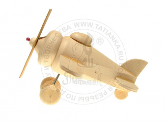 Игрушка из фанеры - Самолет кукурузник 11x15 см Toys-Самол.
