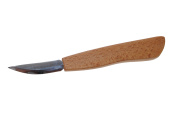 Нож 65мм, слойд. кованый. Сталь 60С2А (с рукоятью, заточен)  BLR-1