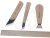 Набор из 3 ножей для геометрической резьбы. Косяк К2; 14-07, флажок Ф3
