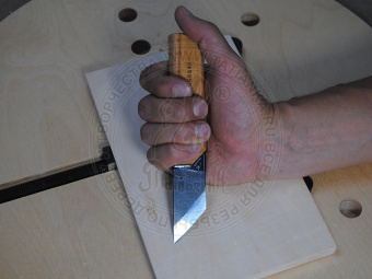 Нож силовой K4 большой (38мм) для резьбы по дереву